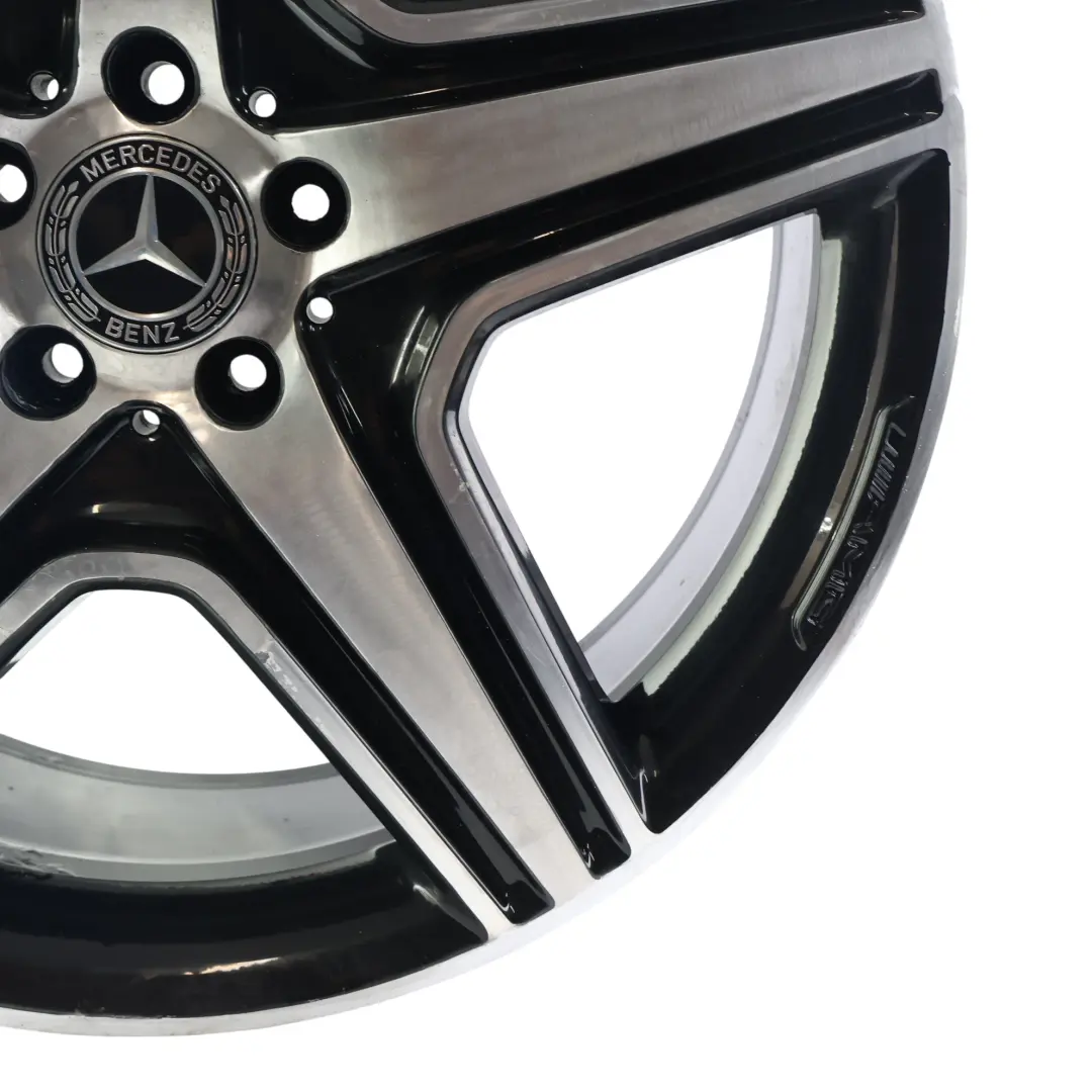 Mercedes ML W164 AMG Vorne Schwarz Alu Felge 21" 9J ET:60 - SKU A1644015202-2 - Teilenummer A1644015202