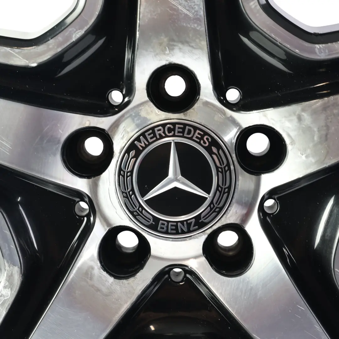 Front Black Wheel Alloy Rim 21" 9J ET:60 to Mercedes ML W164 AMG with Part number A1644015202 Mercedes ML W164 AMG Front Black Wheel Alloy Rim 21" 9J ET:60 - SKU A1644015202-3 - Part number A1644015202