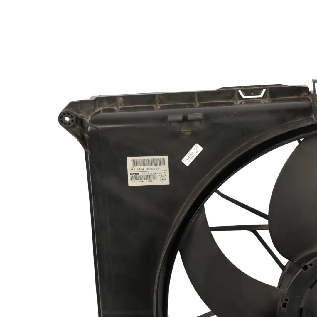 Mercedes W164 Radiator Fan Shroud Engine Cooling Unit - SKU A1645000593-1 - Part number A1645000593