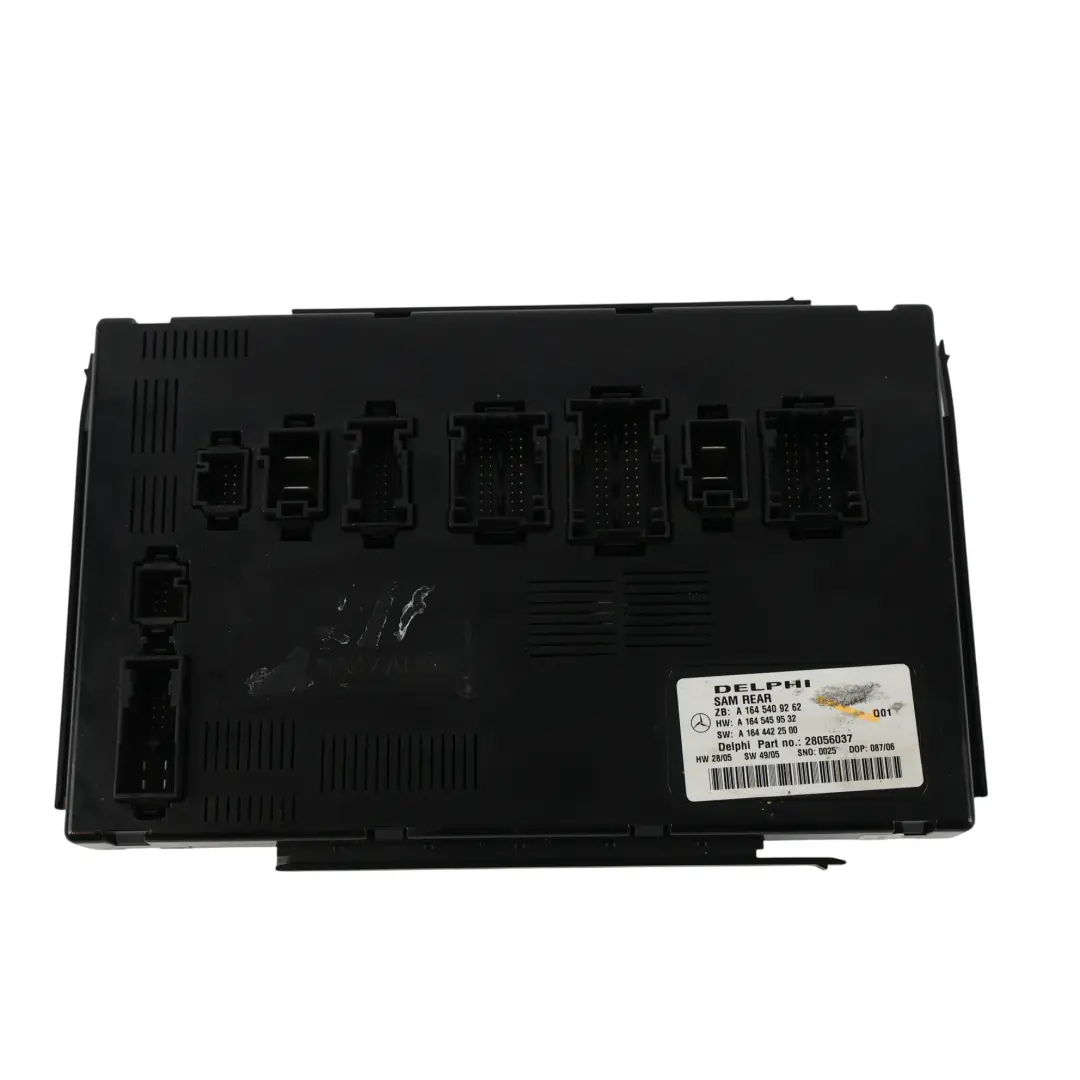 W251Module Unité Contrôle Boîte Fusibles SAM Arrière pour Mercedes W164 à propos du numéro de pièce A1645409262 Mercedes W164 W251Module Unité Contrôle Boîte Fusibles SAM Arrière - SKU A1645409262 - Numéro de pièce A1645409262
