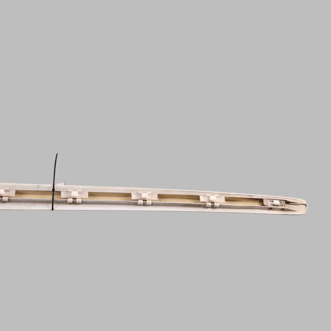 Front Door Trim Molding Strip Left N/S Calcite White - 650 to Mercedes ML W164 with Part number A1646905162 Mercedes ML W164 Front Door Trim Molding Strip Left N/S Calcite White - 650 - SKU A1646905162-CW - Part number A1646905162