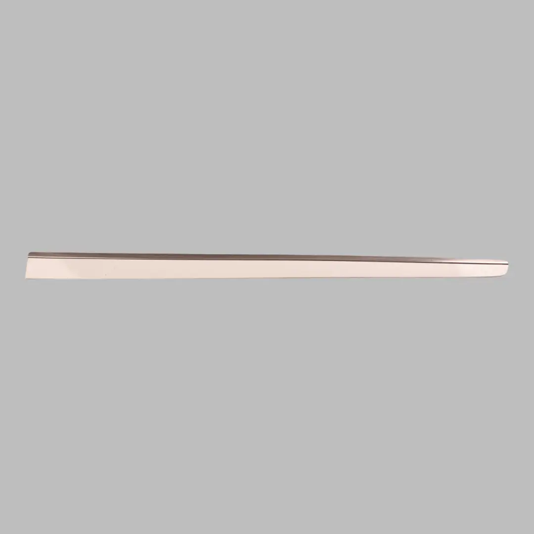 Front Door Trim Molding Strip Right O/S Calcite White - 650 to Mercedes ML W164 with Part number A1646905262 Mercedes ML W164 Front Door Trim Molding Strip Right O/S Calcite White - 650 - SKU A1646905262-CW - Part number A1646905262