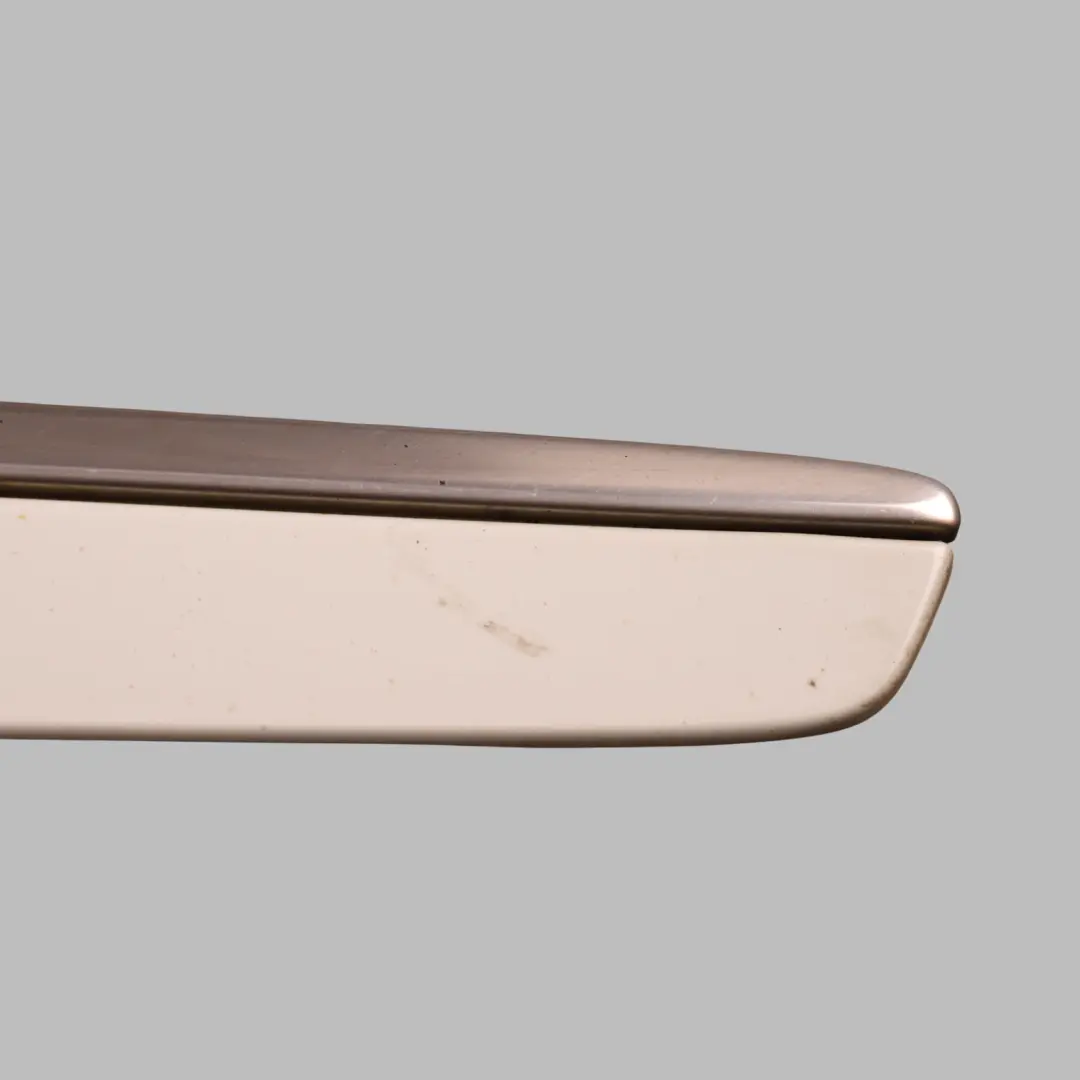 Front Door Trim Molding Strip Right O/S Calcite White - 650 to Mercedes ML W164 with Part number A1646905262 Mercedes ML W164 Front Door Trim Molding Strip Right O/S Calcite White - 650 - SKU A1646905262-CW - Part number A1646905262