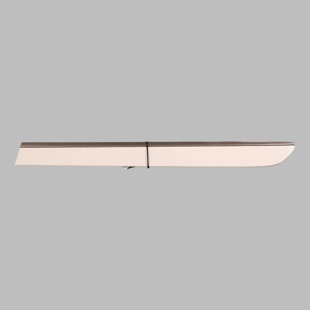 Door Trim Molding Strip Left N/S Calcite White - 650 to Mercedes ML W164 Rear with Part number A1646905362 Mercedes ML W164 Rear Door Trim Molding Strip Left N/S Calcite White - 650 - SKU A1646905362-CW - Part number A1646905362