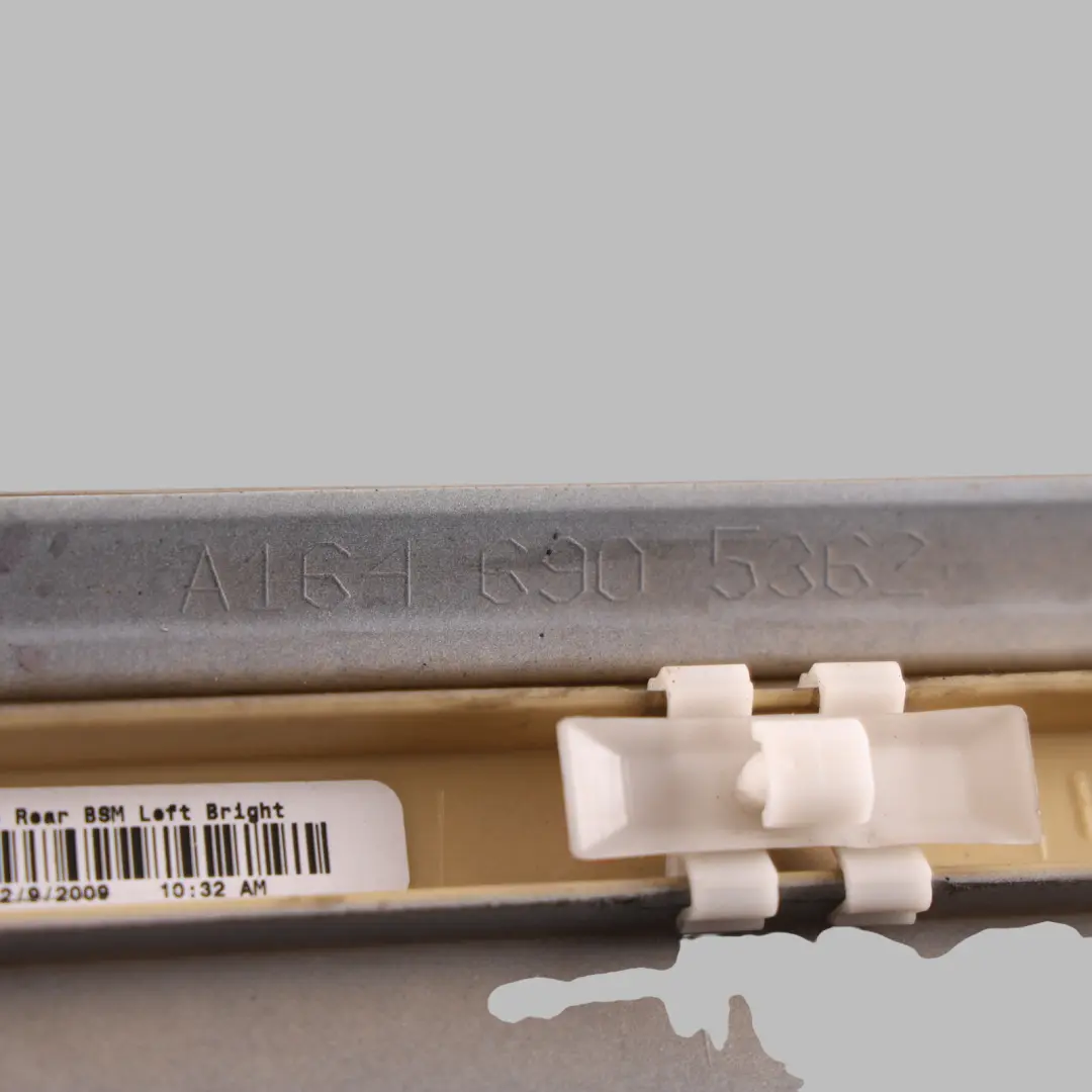 Mercedes ML W164 Rear Door Trim Molding Strip Left N/S Calcite White - 650 - SKU A1646905362-CW - Part number A1646905362