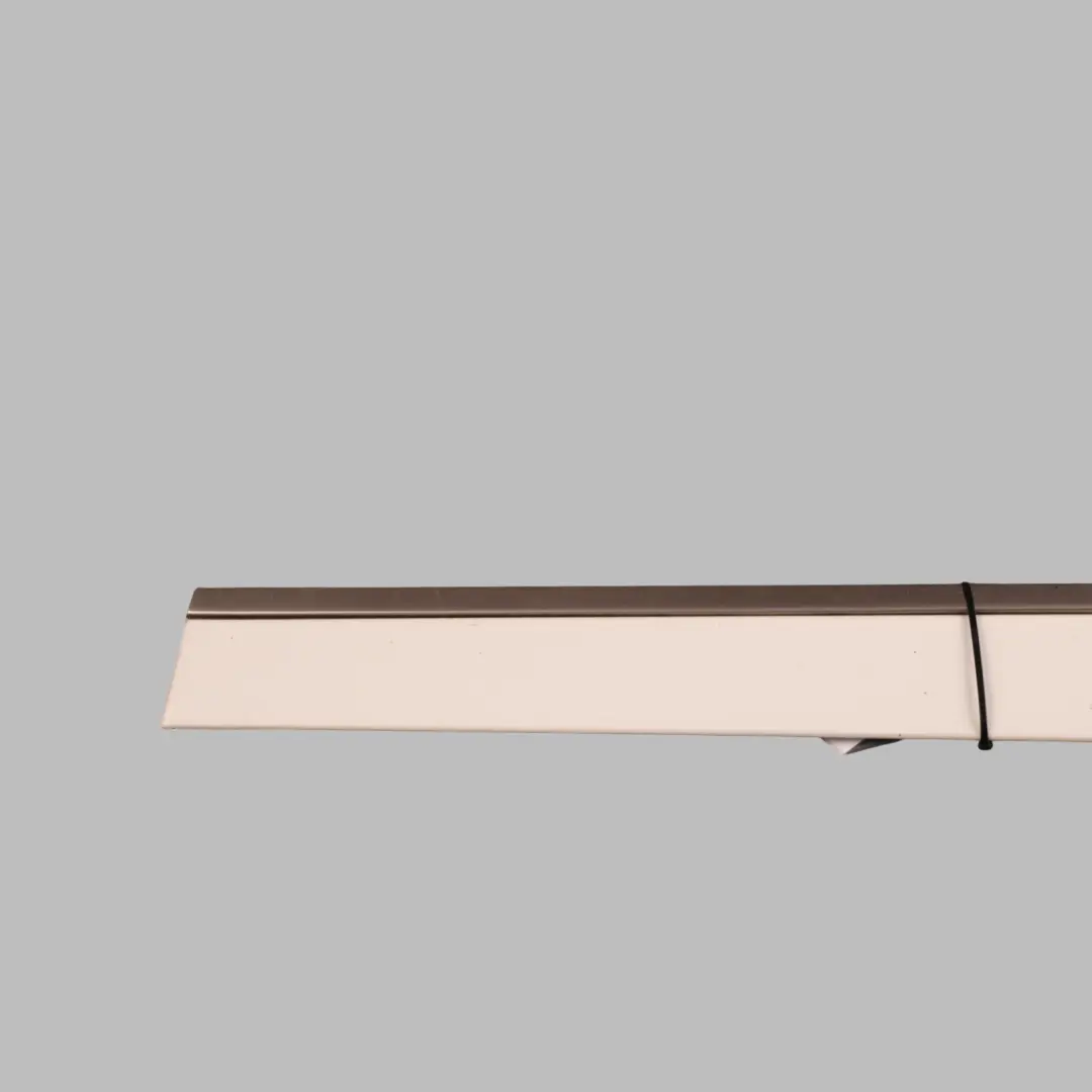 Door Trim Molding Strip Left N/S Calcite White - 650 to Mercedes ML W164 Rear with Part number A1646905362 Mercedes ML W164 Rear Door Trim Molding Strip Left N/S Calcite White - 650 - SKU A1646905362-CW - Part number A1646905362
