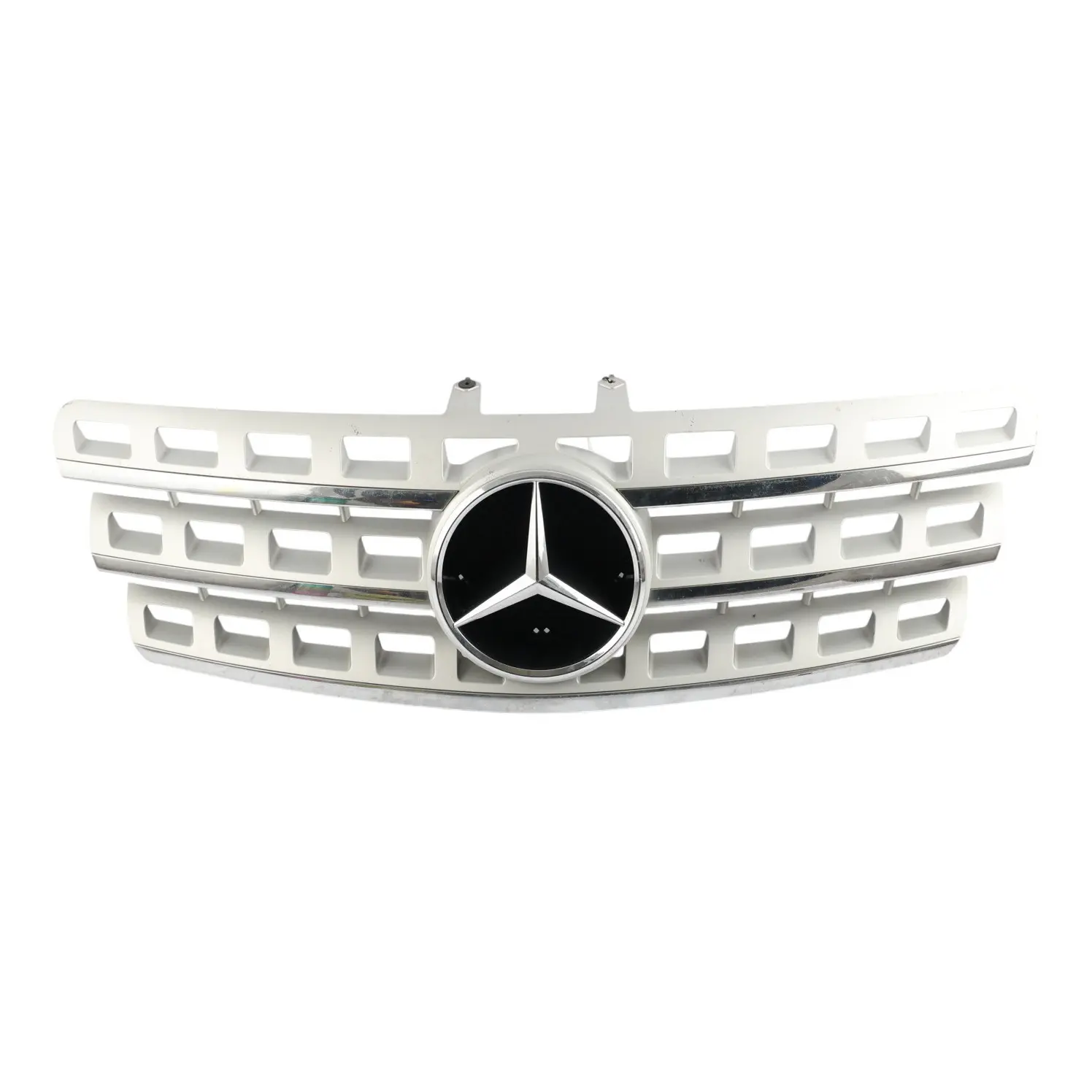 Mercedes ML W164 Front Grille Front Bumper Matt Aluminium Silver A1648801985
