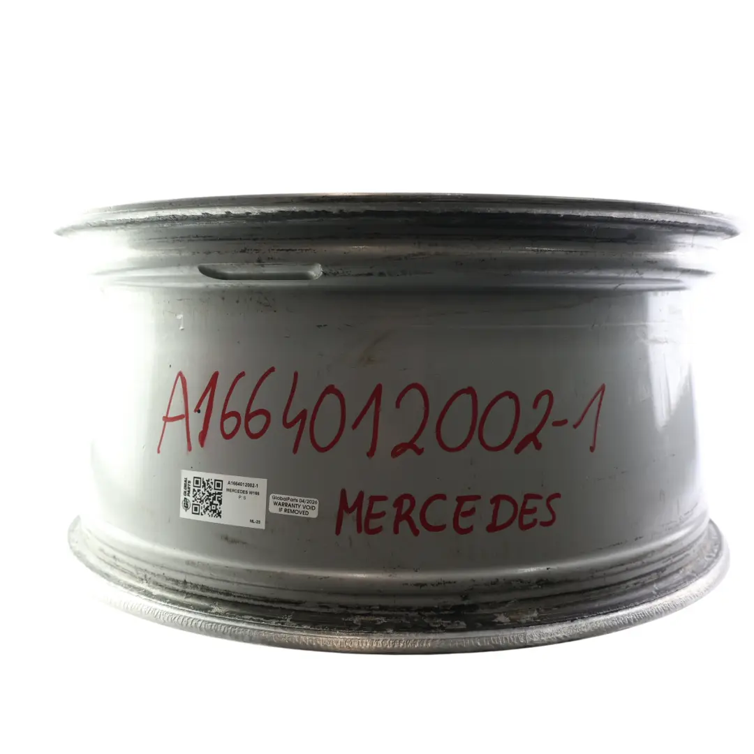Mercedes ML W166 Plata AMG Llanta de aleación 20" 5 radios 9J ET:57 - SKU A1664012002-1 - Número de pieza A1664012002