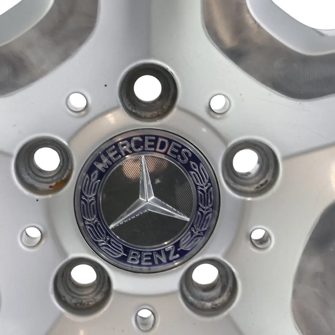 Alloy Wheel Rim 20" 5 Spoke 9J ET:57 to Mercedes ML W166 Silver AMG with Part number A1664012002 Mercedes ML W166 Silver AMG Alloy Wheel Rim 20" 5 Spoke 9J ET:57 - SKU A1664012002-1 - Part number A1664012002