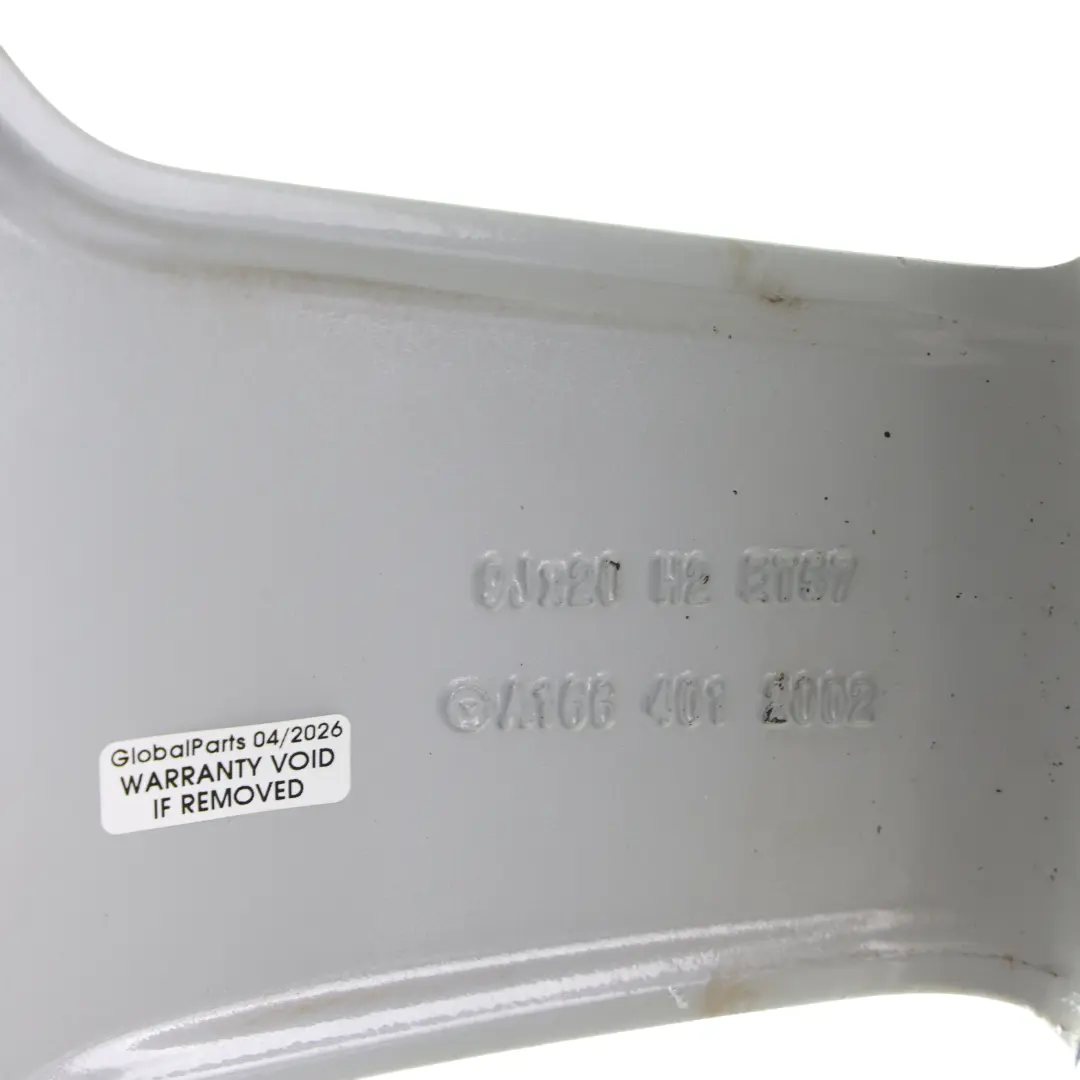 Mercedes ML W166 Silver AMG Alloy Wheel Rim 20" 5 Spoke 9J ET:57 - SKU A1664012002-2 - Part number A1664012002
