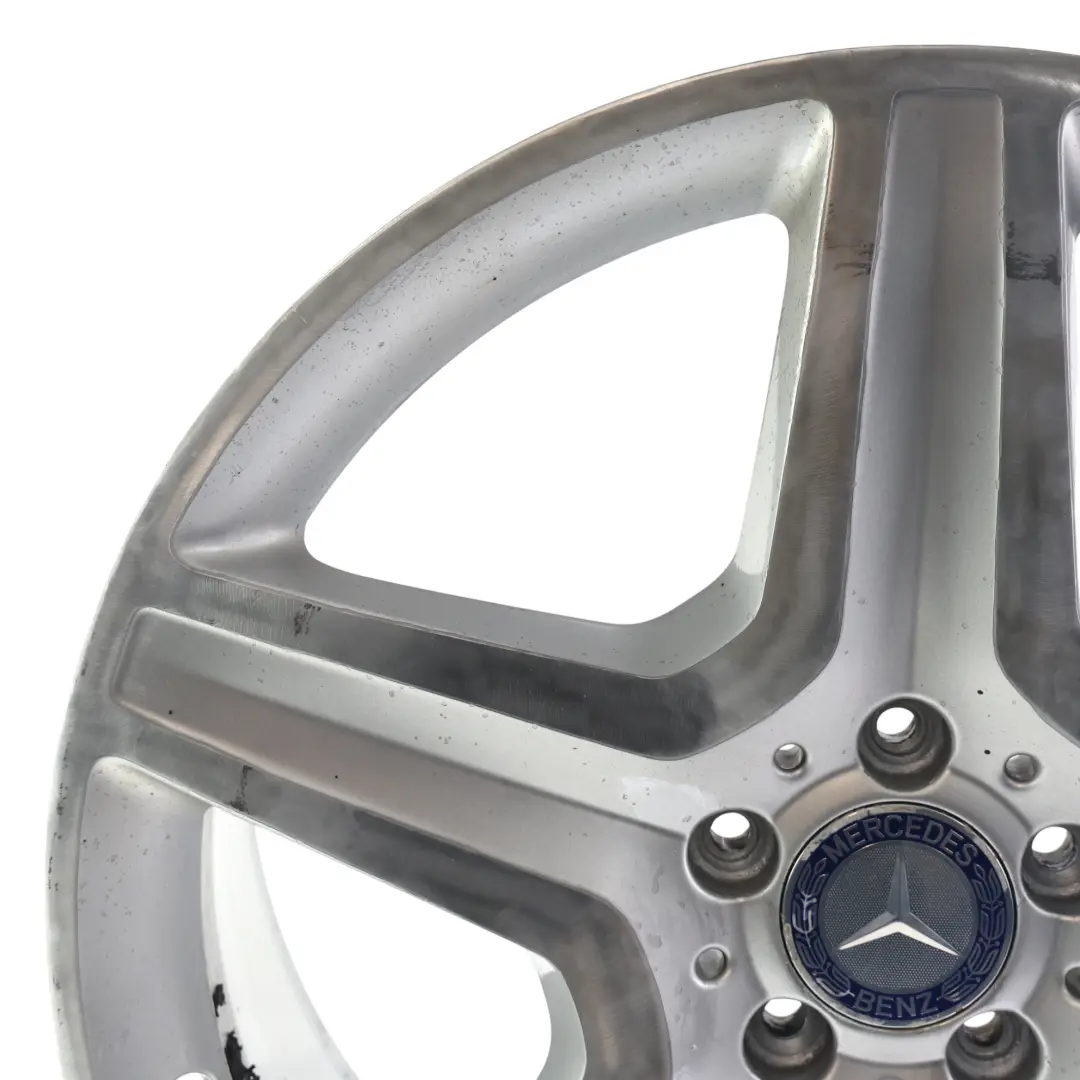 Mercedes ML W166 Silver AMG Alloy Wheel Rim 20" 5 Spoke 9J ET:57 - SKU A1664012002-2 - Part number A1664012002