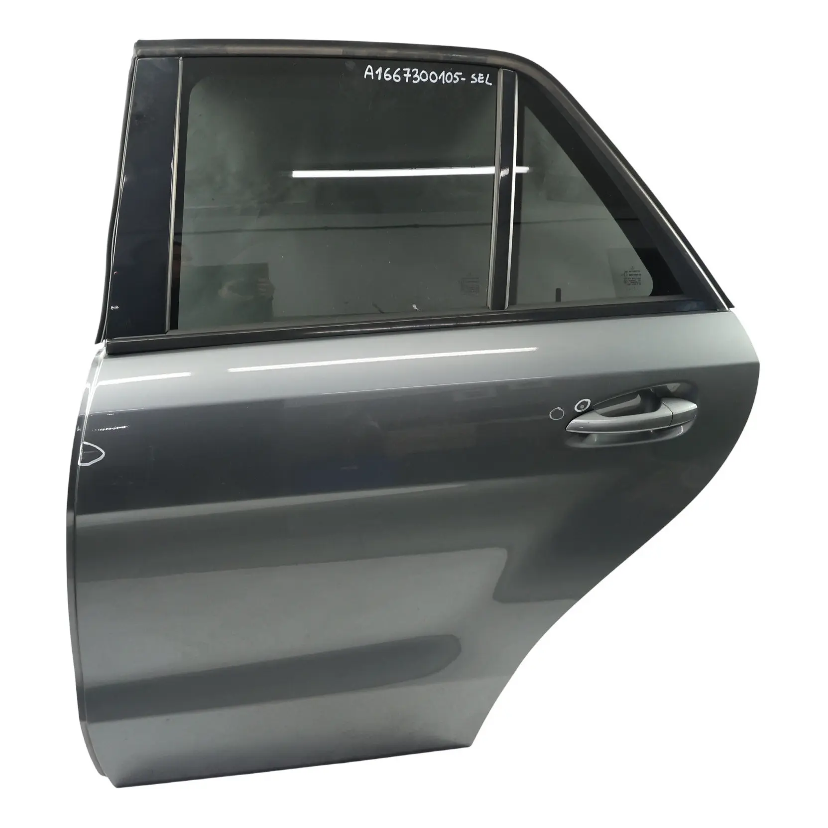 Mercedes ML W166 Puerta Trasera Izquierda Gris Selenita Metalizado 992