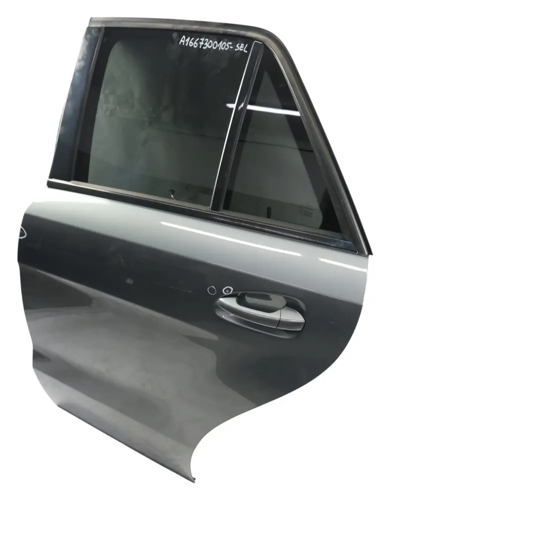 Mercedes ML W166 Puerta Trasera Izquierda Gris Selenita Metalizado 992 - SKU A1667300105-SEL - Número de pieza A1667300105