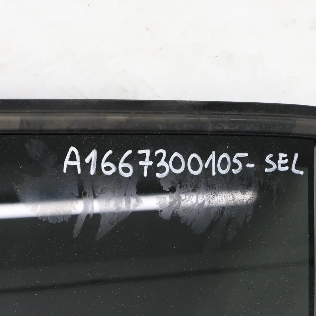 Mercedes ML W166 Door Rear Left N/S Selenite Grey Metallic - 992 - SKU A1667300105-SEL - Part number A1667300105
