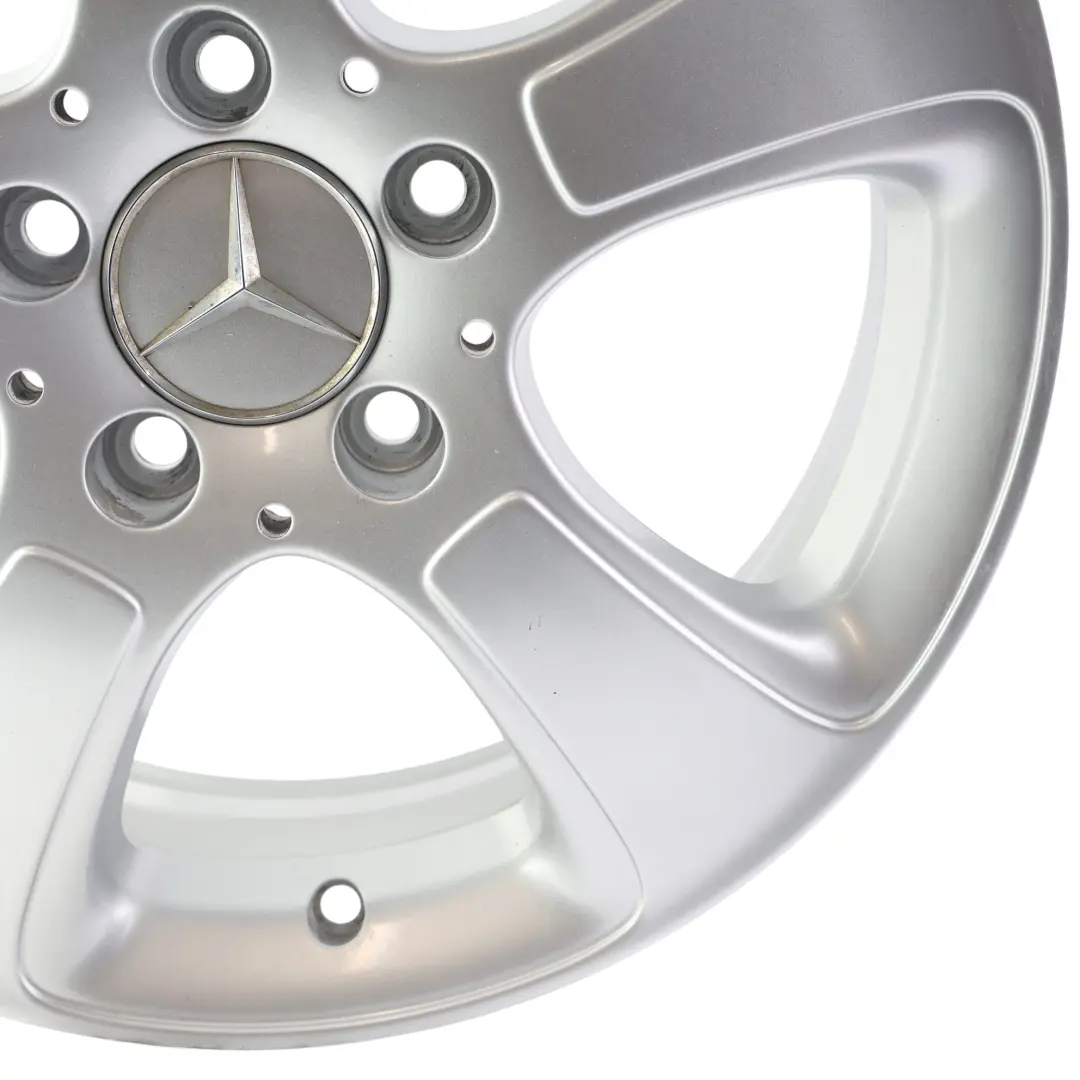 Mercedes W169 W245 Felga Aluminiowa Srebrna 16" 6J ET:46 - SKU A1694011002-2 - Numer Części A1694011002