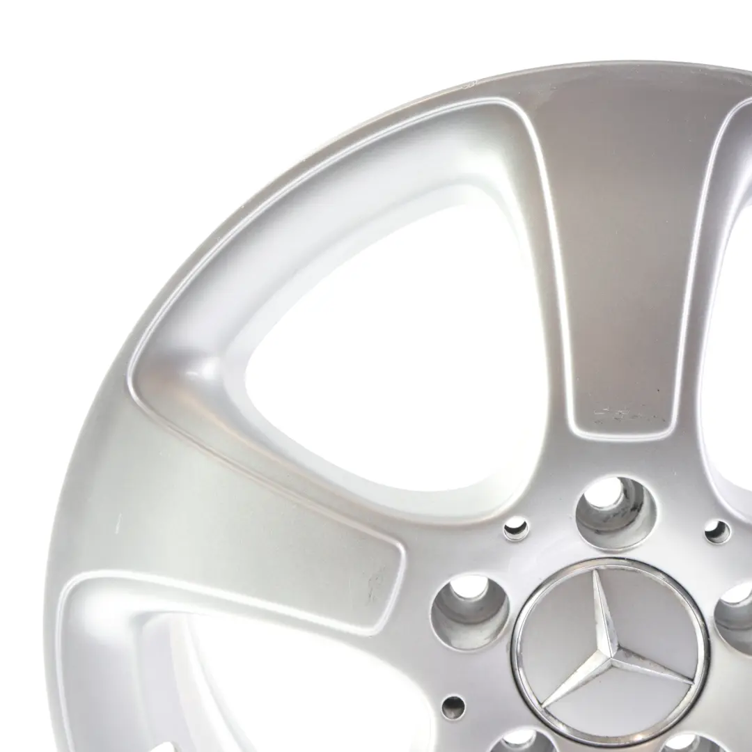 Mercedes W169 W245 Silver Alloy Wheel Rim 16" 6J ET:46 - SKU A1694011002-3 - Part number A1694011002
