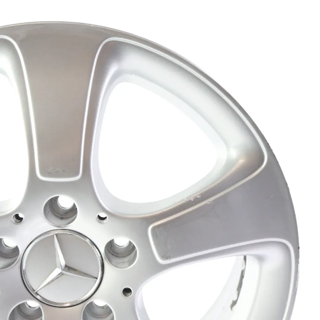 Mercedes W169 W245 Silver Alloy Wheel Rim 16" 6J ET:46 - SKU A1694011002-3 - Part number A1694011002