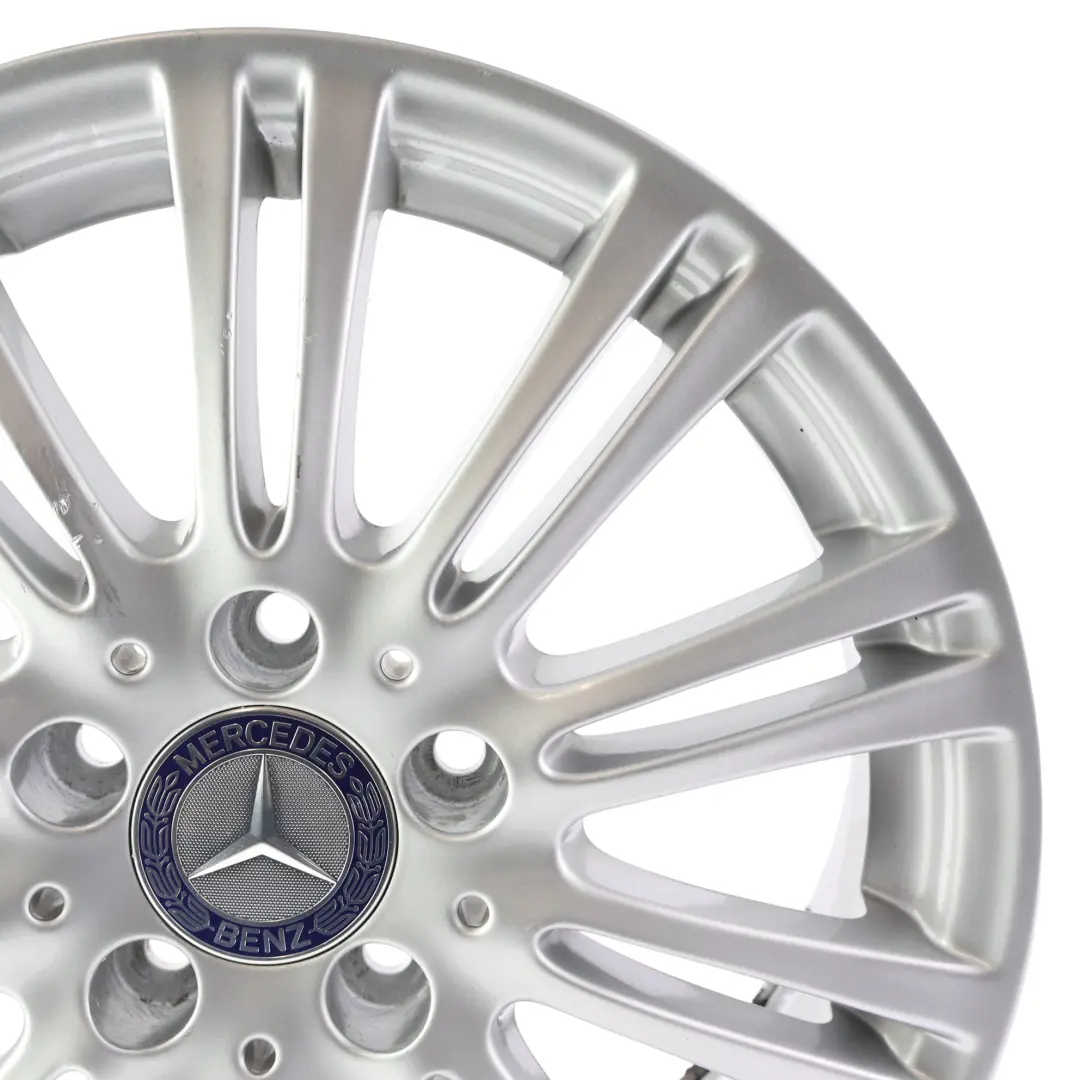 Mercedes W169 Silberne Leichtmetallfelge 16" 6J ET:46 - SKU A1694012102-1 - Teilenummer A1694012102