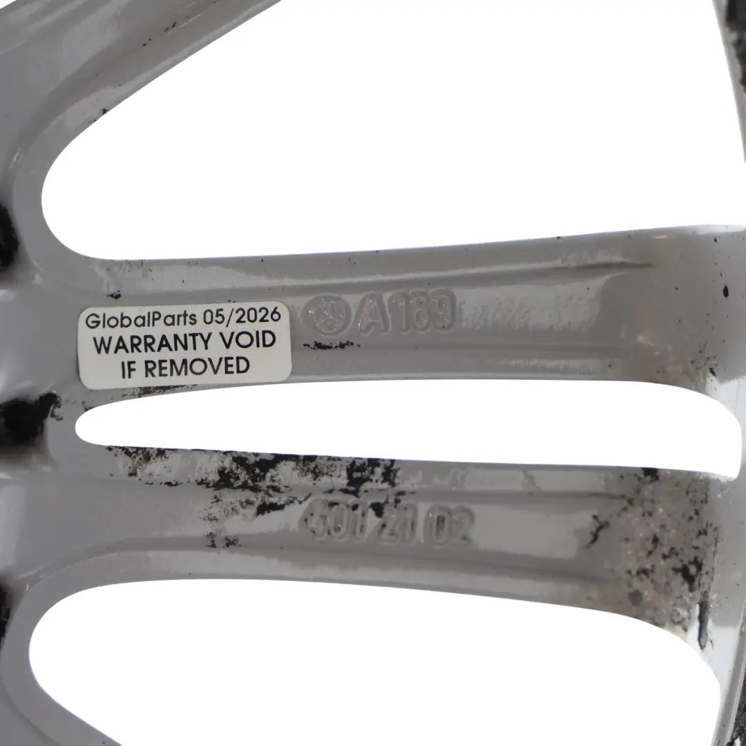 Mercedes W169 Silberne Leichtmetallfelge 16" 6J ET:46 - SKU A1694012102-2 - Teilenummer A1694012102