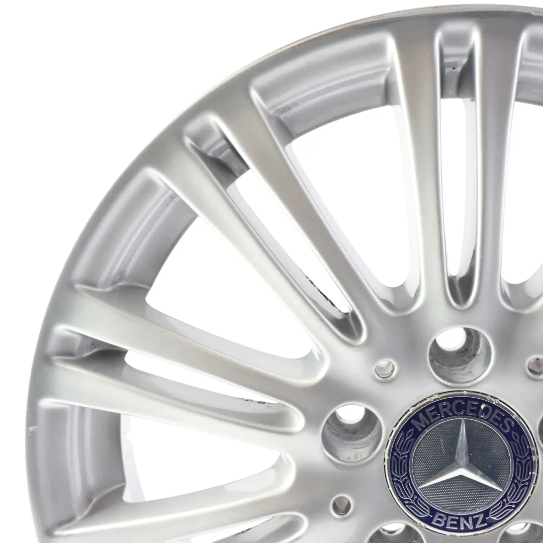 Mercedes W169 Silver Alloy Wheel Rim 16" 6J ET:46 - SKU A1694012102-2 - Part number A1694012102