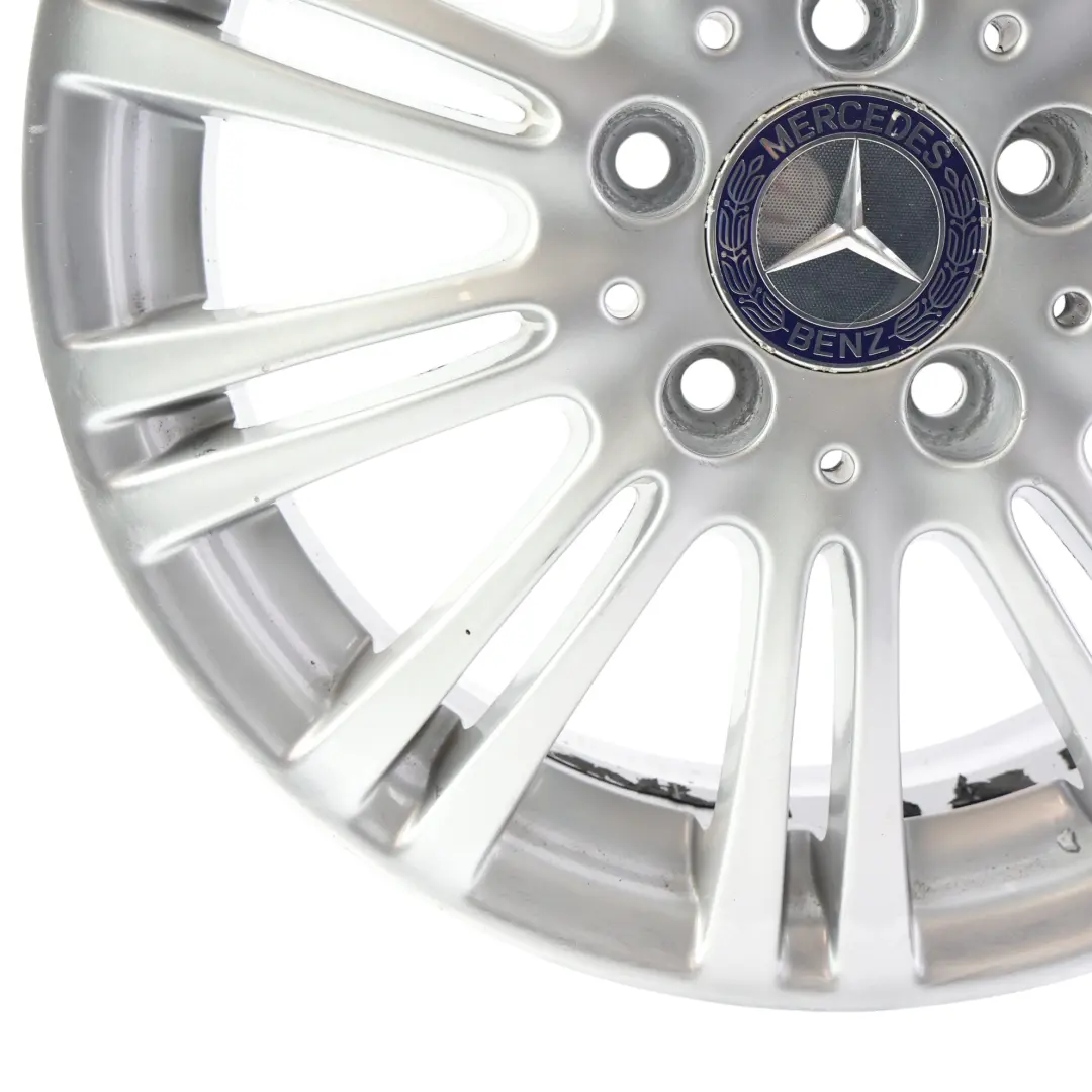 Mercedes W169 Silver Alloy Wheel Rim 16" 6J ET:46 - SKU A1694012102-2 - Part number A1694012102