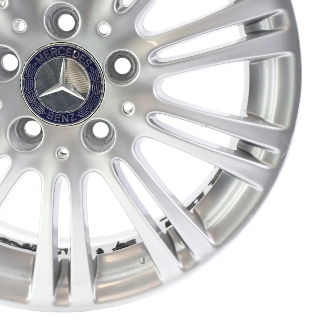 Mercedes W169 Silver Alloy Wheel Rim 16" 6J ET:46 - SKU A1694012102-2 - Part number A1694012102