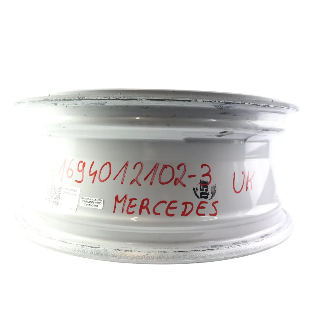Mercedes W169 Silver Alloy Wheel Rim 16" 6J ET:46 - SKU A1694012102-3 - Part number A1694012102