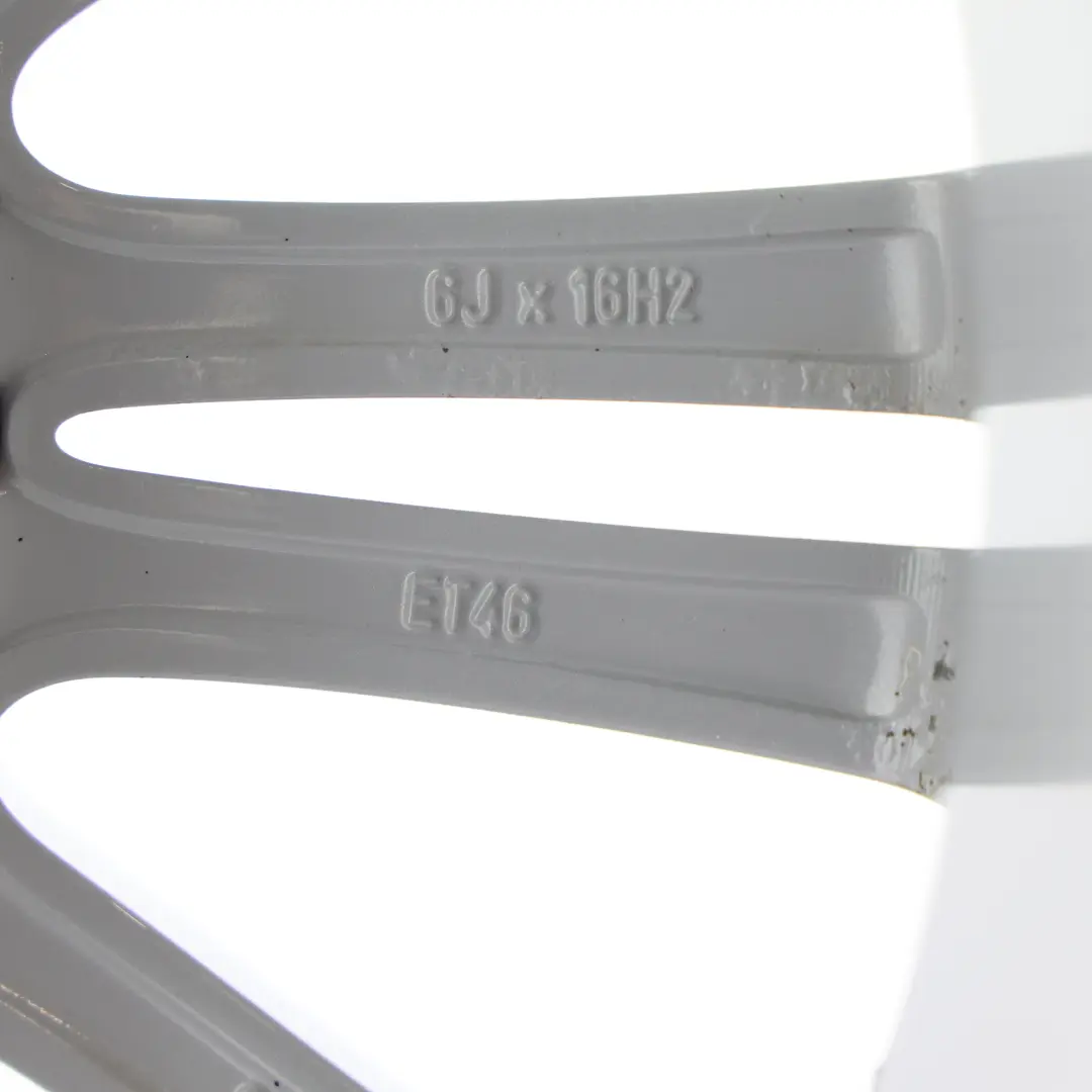 Alloy Wheel Rim 16" 6J ET:46 to Mercedes W169 Silver with Part number A1694012102 Mercedes W169 Silver Alloy Wheel Rim 16" 6J ET:46 - SKU A1694012102-3 - Part number A1694012102