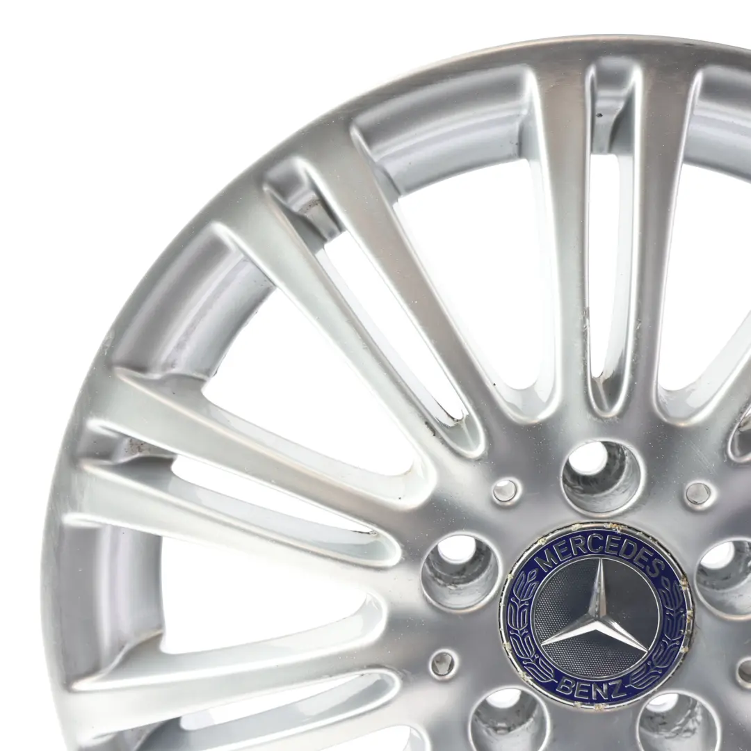 Mercedes W169 Silver Alloy Wheel Rim 16" ET:46 6J - SKU A1694012102-4 - Part number A1694012102