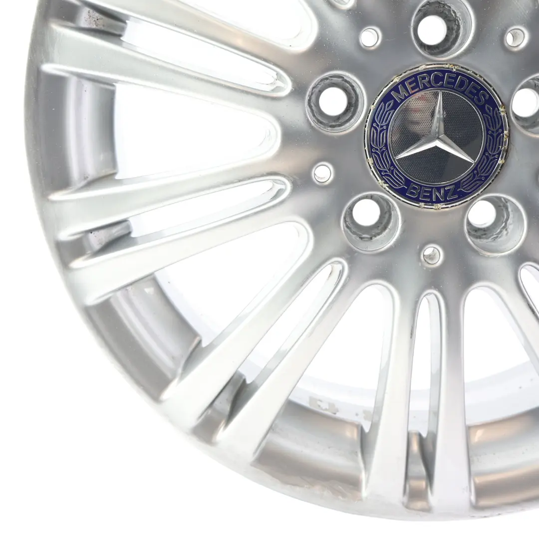 Alloy Wheel Rim 16" ET:46 6J to Mercedes W169 Silver with Part number A1694012102 Mercedes W169 Silver Alloy Wheel Rim 16" ET:46 6J - SKU A1694012102-4 - Part number A1694012102