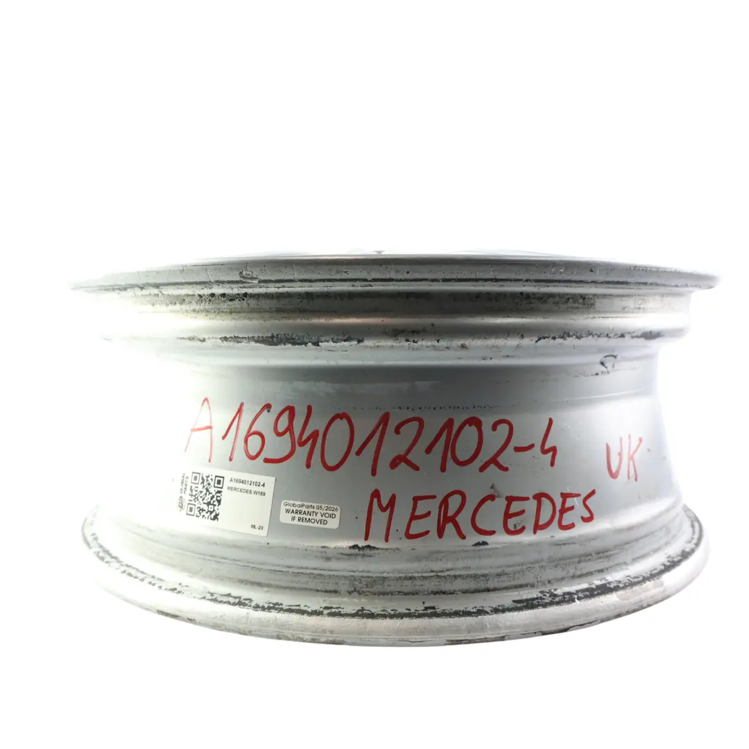 Mercedes W169 Silver Alloy Wheel Rim 16" ET:46 6J - SKU A1694012102-4 - Part number A1694012102