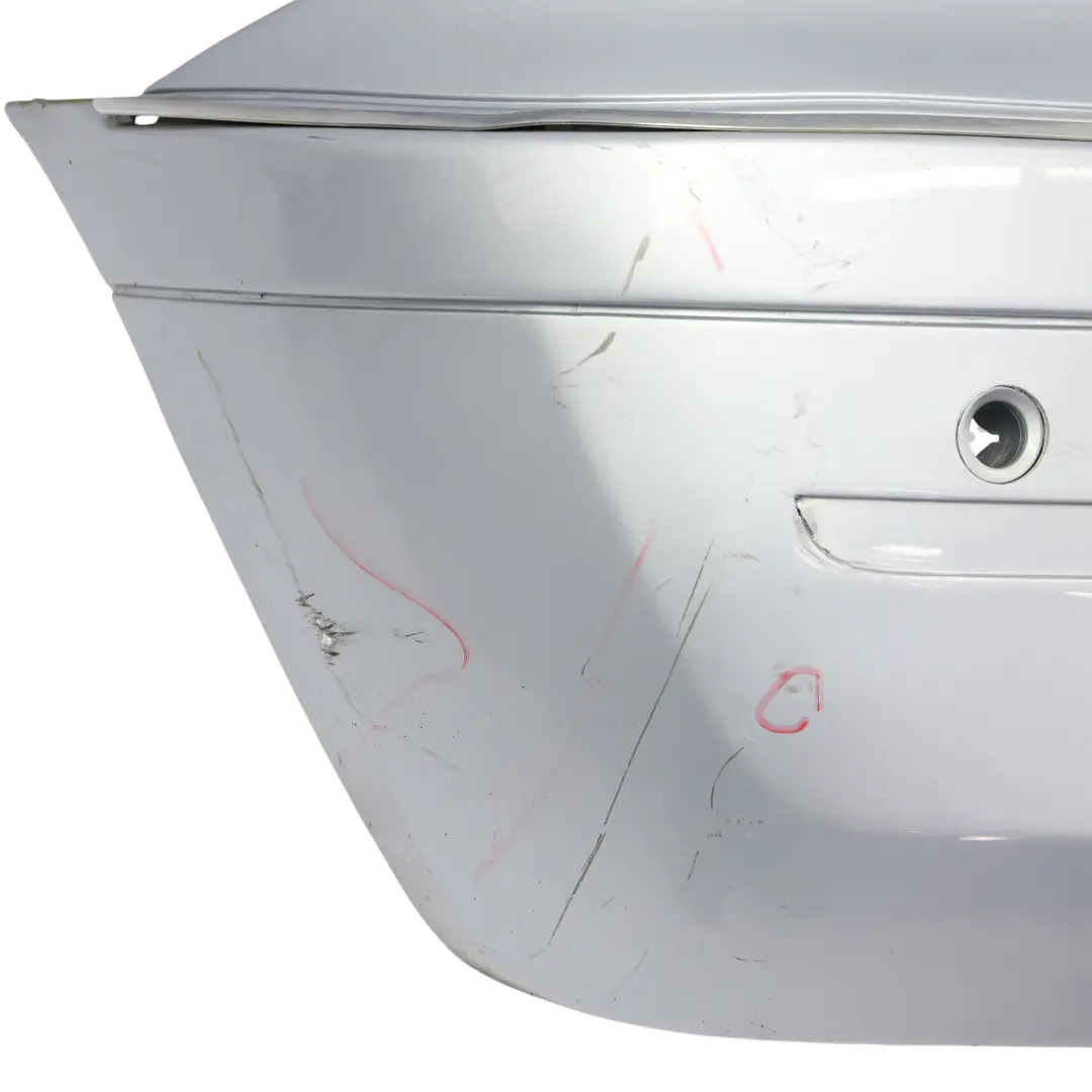 Bumper Trim Panel Covering Horizon Blue Metallic - 391 to Mercedes W245 Rear with Part number A1698851738 Mercedes W245 Rear Bumper Trim Panel Covering Horizon Blue Metallic - 391 - SKU A1698851738-HBL - Part number A1698851738
