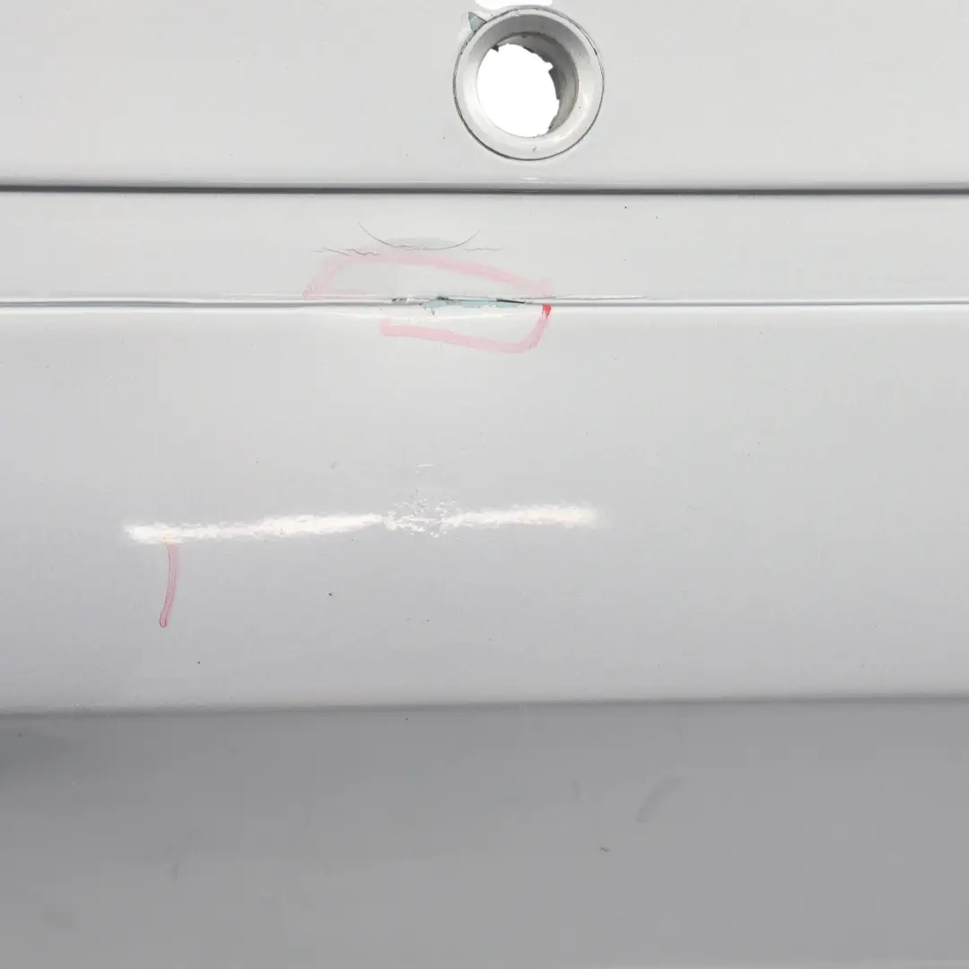 Bumper Trim Panel Covering Horizon Blue Metallic - 391 to Mercedes W245 Rear with Part number A1698851738 Mercedes W245 Rear Bumper Trim Panel Covering Horizon Blue Metallic - 391 - SKU A1698851738-HBL - Part number A1698851738