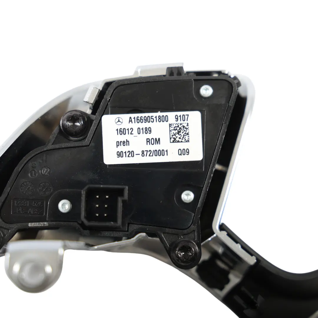 Interruptor Volante Multifunción Botón Moldura para Mercedes R172 con número de pieza A1725400362 Mercedes R172 Interruptor Volante Multifunción Botón Moldura - SKU A1725400362-6 - Número de pieza A1725400362