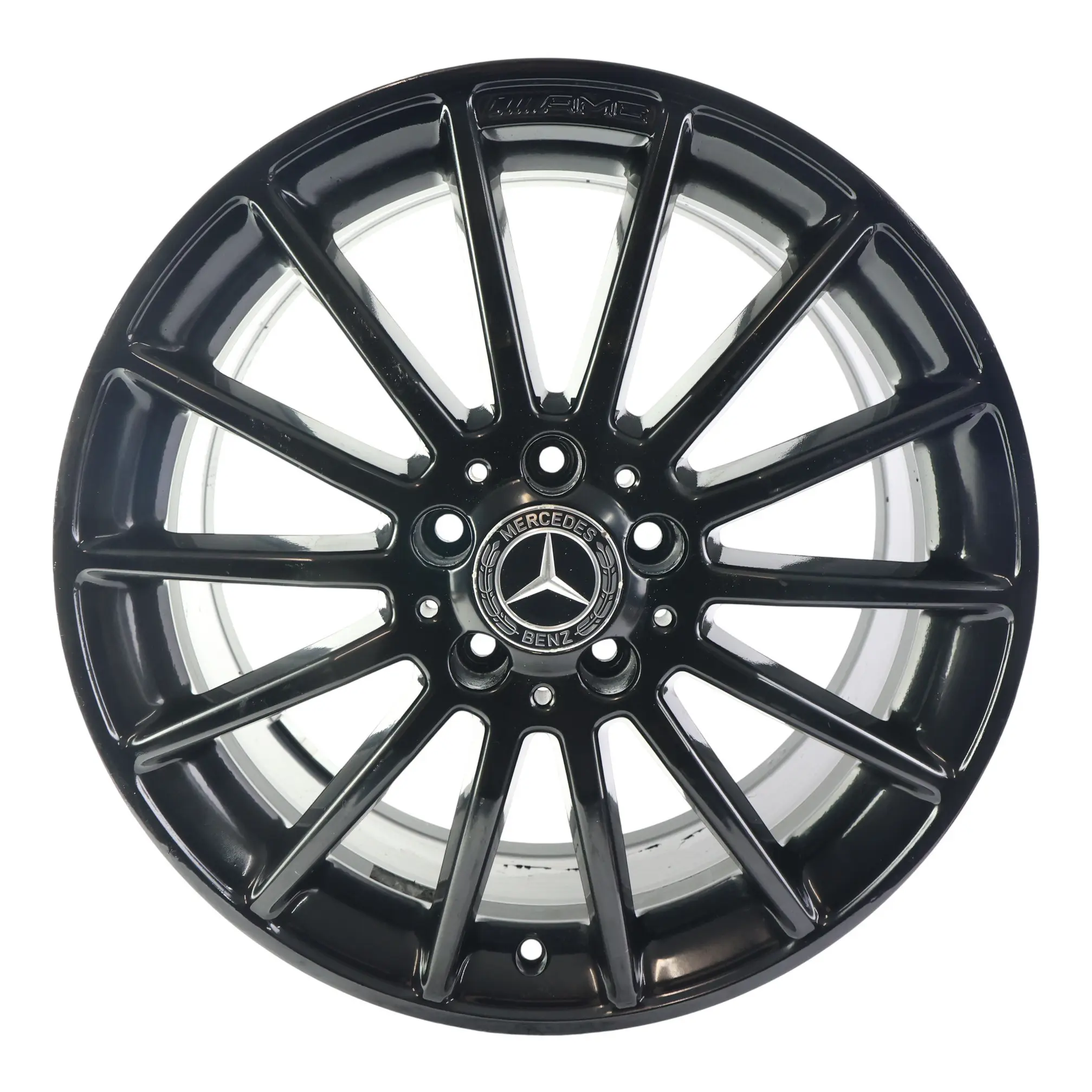 Mercedes W176 W246 AMG Cerchio in lega nero 18" ET:52 7.5J A1764010200