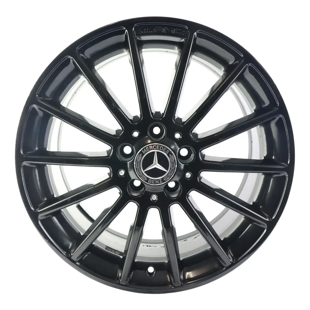 Czarna Felga Aluminiowa 18" ET:52 7.5J do Mercedes W176 W246 AMG o numerze A1764010200 Mercedes W176 W246 AMG Czarna Felga Aluminiowa 18" ET:52 7.5J - SKU A1764010200-5 - Numer Części A1764010200