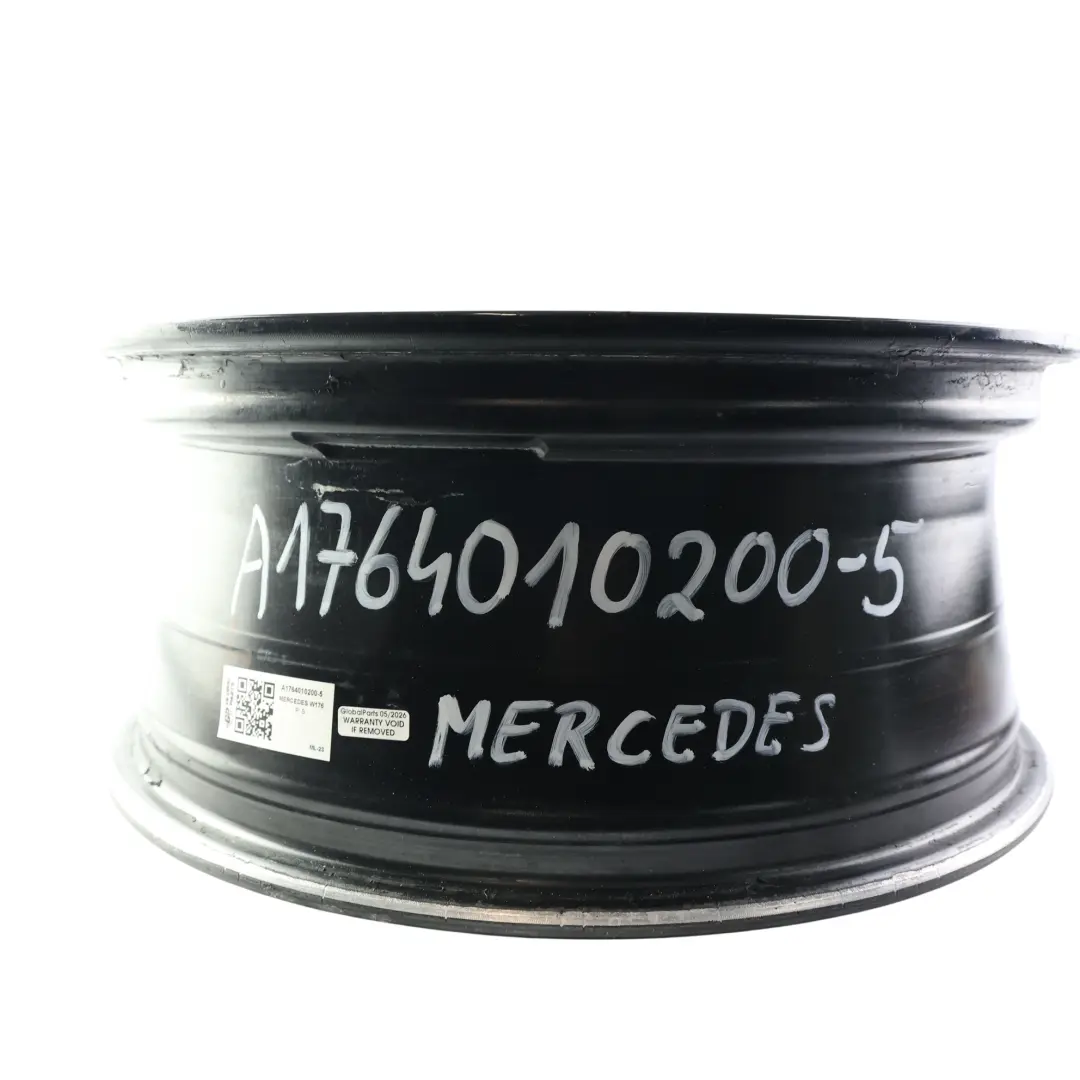 Czarna Felga Aluminiowa 18" ET:52 7.5J do Mercedes W176 W246 AMG o numerze A1764010200 Mercedes W176 W246 AMG Czarna Felga Aluminiowa 18" ET:52 7.5J - SKU A1764010200-5 - Numer Części A1764010200