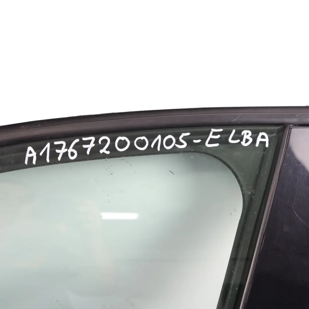 Mercedes W176 Door Front Left N/S A-Class Elbaite Green Metallic - 175 - SKU A1767200105-ELBA - Part number A1767200105