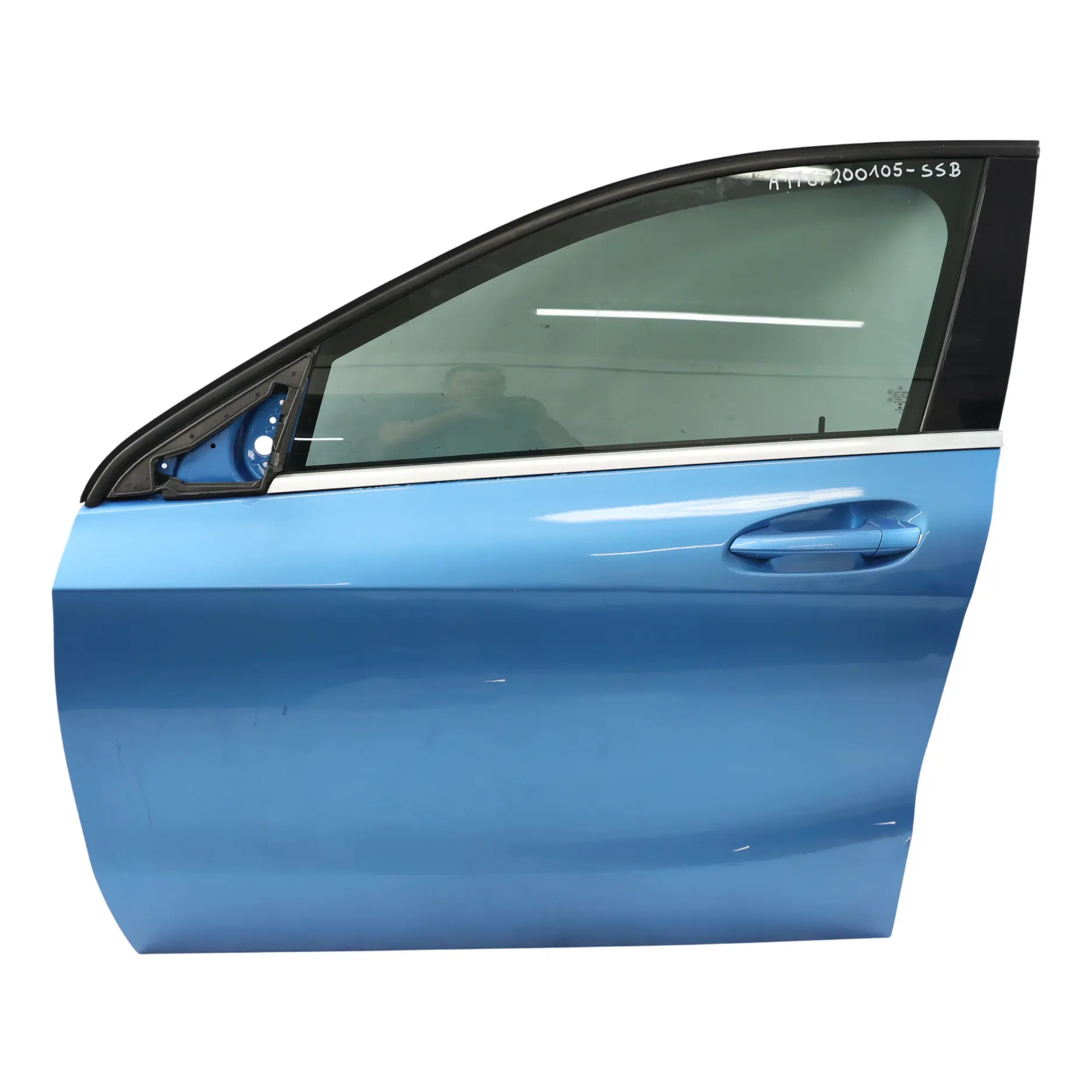 Mercedes W176 Door Front Left N/S A-Class South Seas Blue Metallic - 162