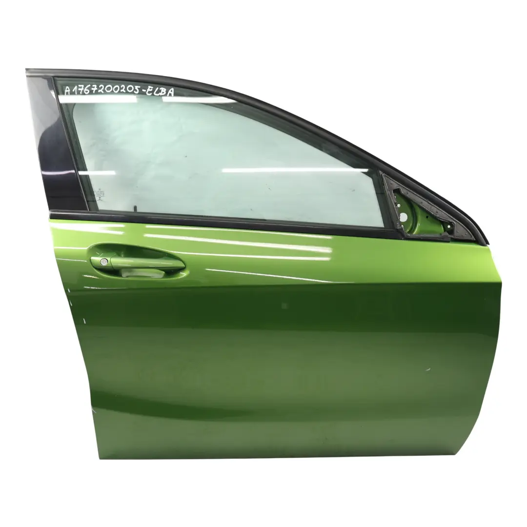Drzwi Prawe Przednie Elbaite Green Zielony Metalik - 175 do Mercedes W176 o numerze A1767200205 Mercedes W176 Drzwi Prawe Przednie Elbaite Green Zielony Metalik - 175 - SKU A1767200205-ELBA - Numer Części A1767200205