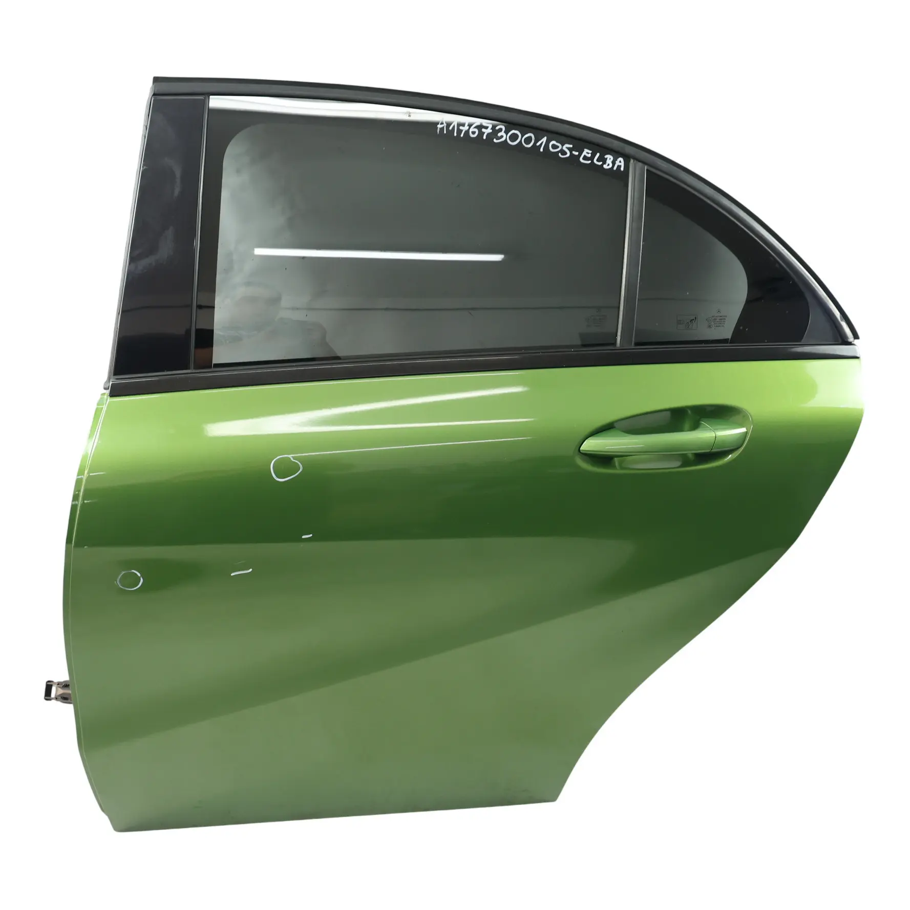 Mercedes W176 Door Rear Left N/S A-Class Elbaite Green Metallic - 175