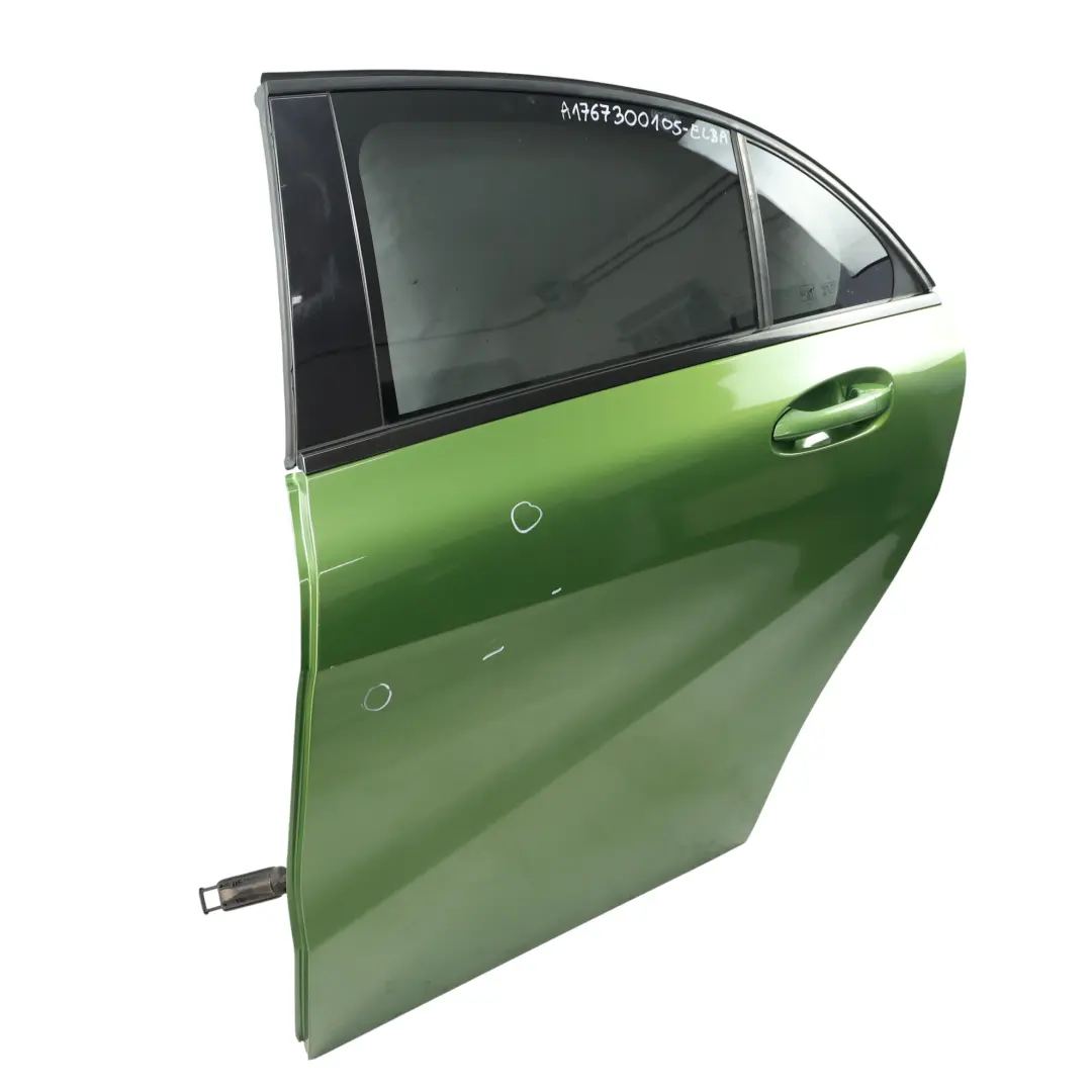 A-Klasse Tür Hinten Links Elbaite Grün Metallic - 175 für Mercedes W176 mit Teilenummer A1767300105 Mercedes W176 A-Klasse Tür Hinten Links Elbaite Grün Metallic - 175 - SKU A1767300105-ELBA - Teilenummer A1767300105