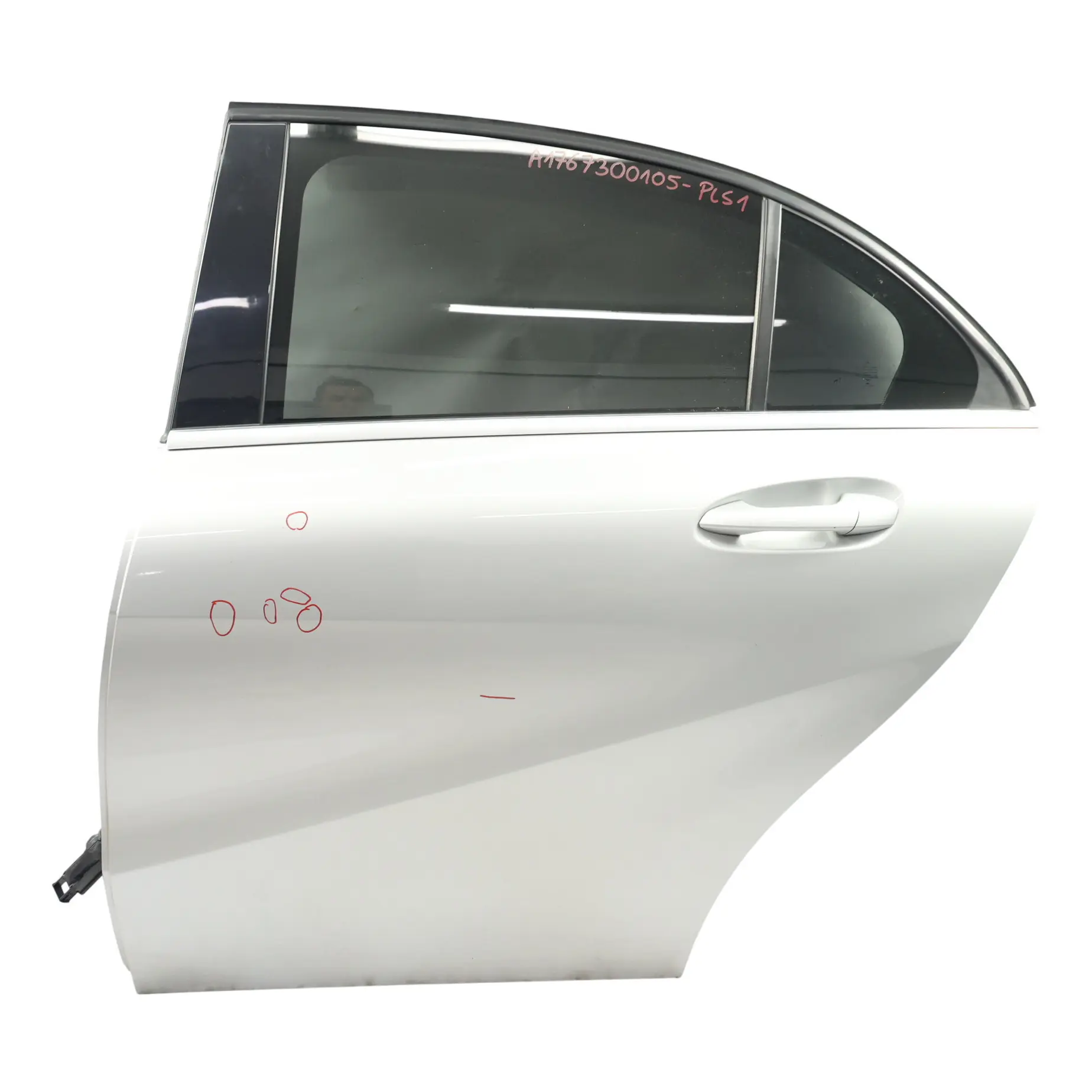 Mercedes W176 Porte Arrière Gauche Polar Silver Argent Métallisé - 761