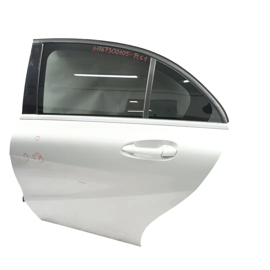 Drzwi Lewe Tylne Polar Silver Srebrny Metalik - 761 do Mercedes W176 o numerze A1767300105 Mercedes W176 Drzwi Lewe Tylne Polar Silver Srebrny Metalik - 761 - SKU A1767300105-PLS1 - Numer Części A1767300105