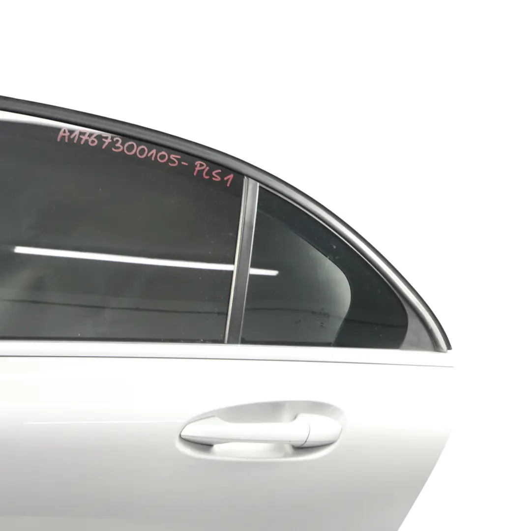 Mercedes W176 Porte Arrière Gauche Polar Silver Argent Métallisé - 761 - SKU A1767300105-PLS1 - Numéro de pièce A1767300105