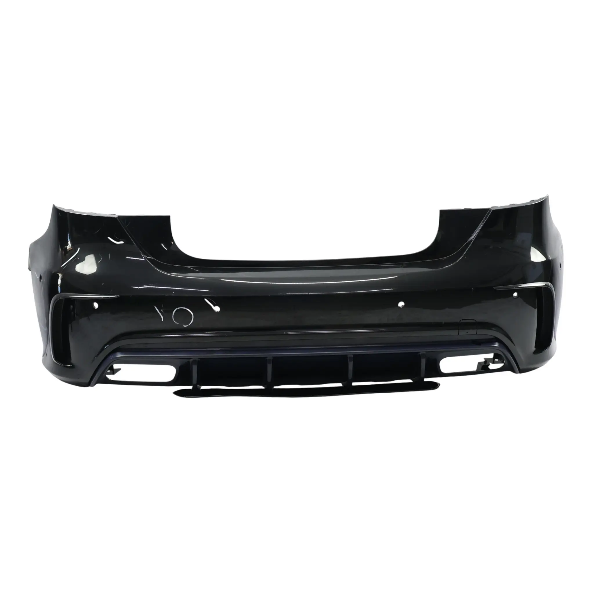 Mercedes W176 Rear Bumper Trim Panel AMG Covering Calcite Kosmos Black 191