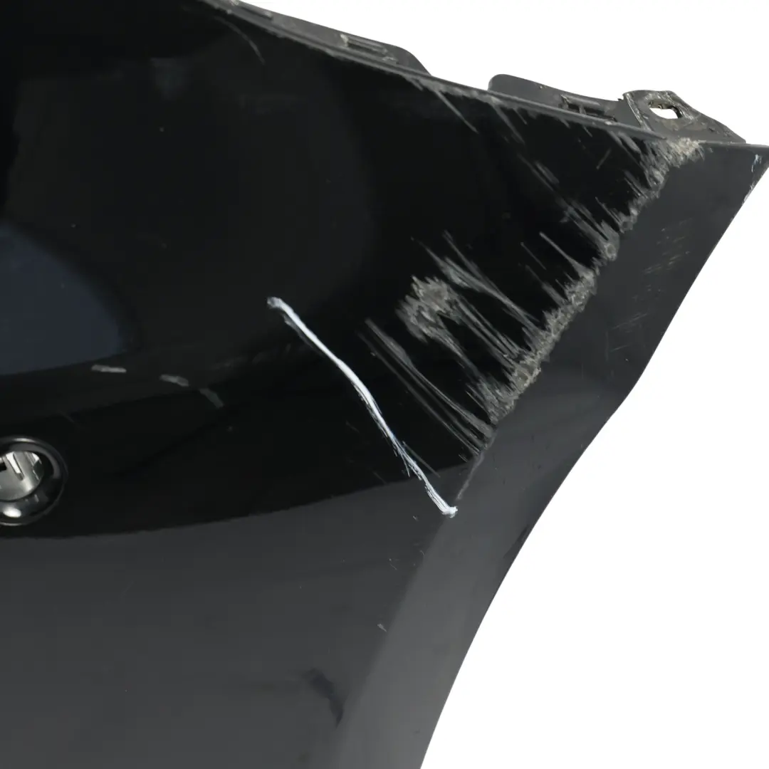 Mercedes W176 Rear Bumper Trim Panel AMG Covering Calcite Kosmos Black 191 - SKU A1768800201-KB - Part number A1768800201