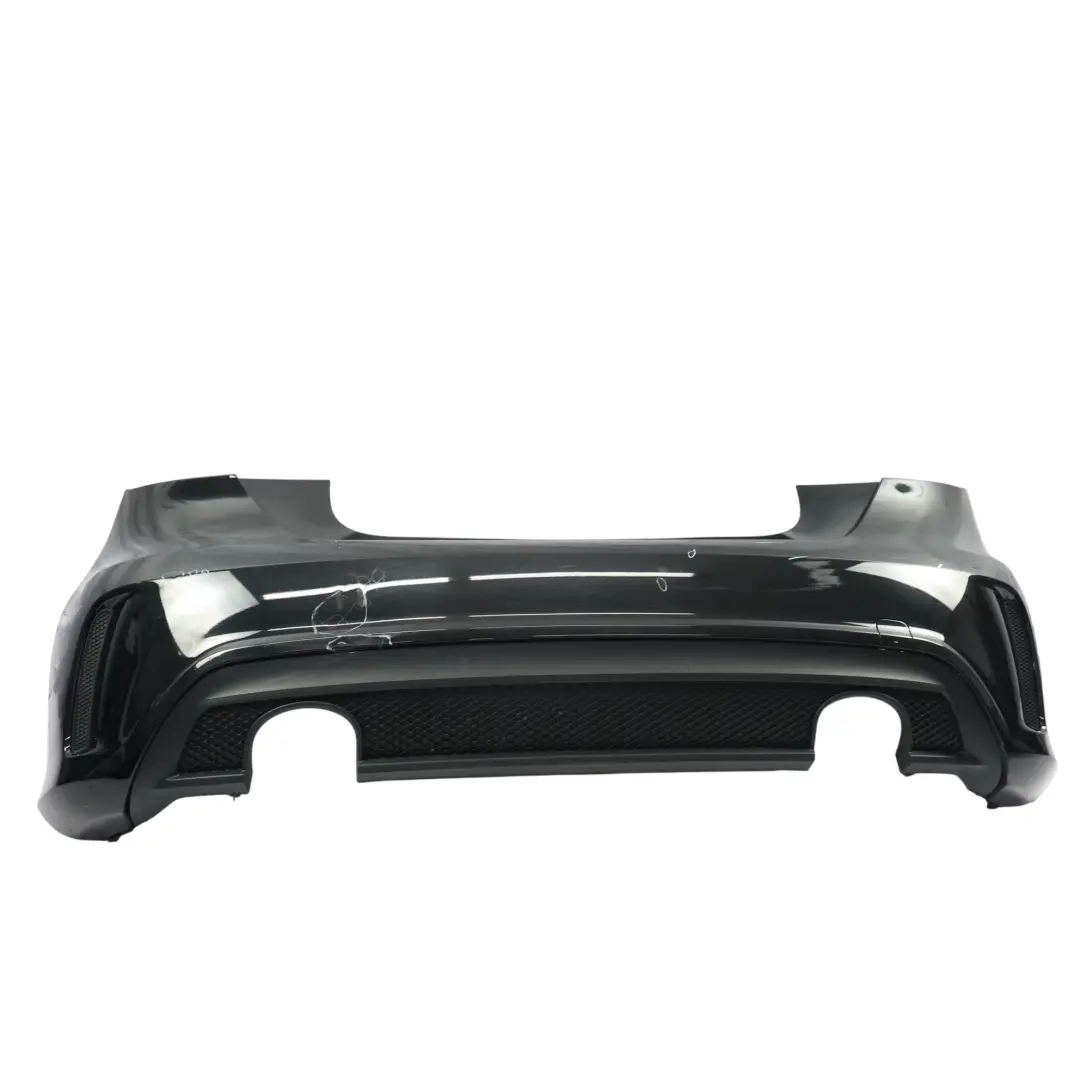 Mercedes W176 Bumper Rear Trim Panel AMG Kosmos Black Metallic - 191 - SKU A1768805740-KB2 - Part number A1768805740