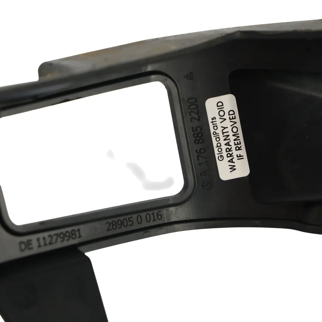 Guía Soporte Parachoques Delantero Derecho para Mercedes W176 con número de pieza A1768852200 Mercedes W176 Guía Soporte Parachoques Delantero Derecho - SKU A1768852200 - Número de pieza A1768852200
