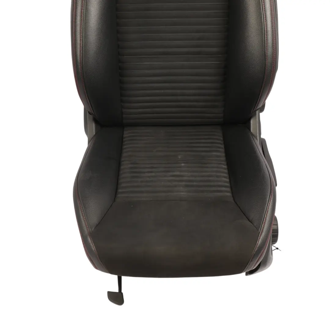 Mercedes W176 Seat Front Left N/S Microfibre Imitation Leather Black Red Stitch - SKU A1769102147-2 - Part number A1769102147